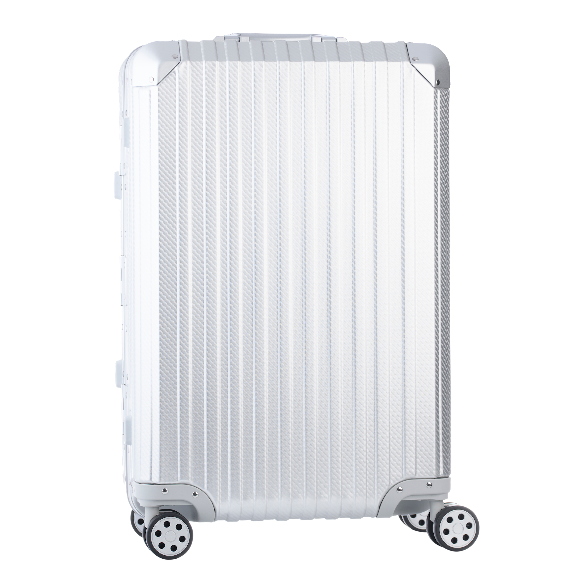 Aluminum  Silver Suitcase