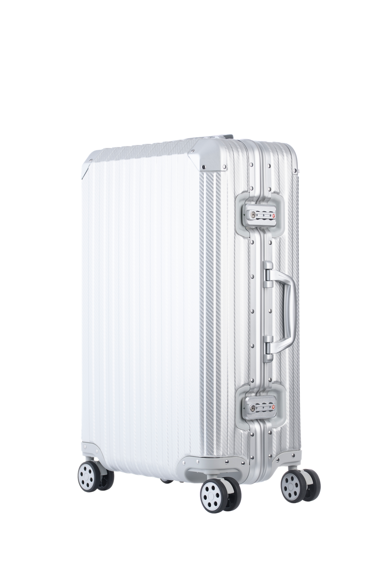 Aluminum topas suitcase sales