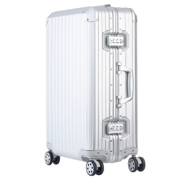 Aluminum  Silver Suitcase