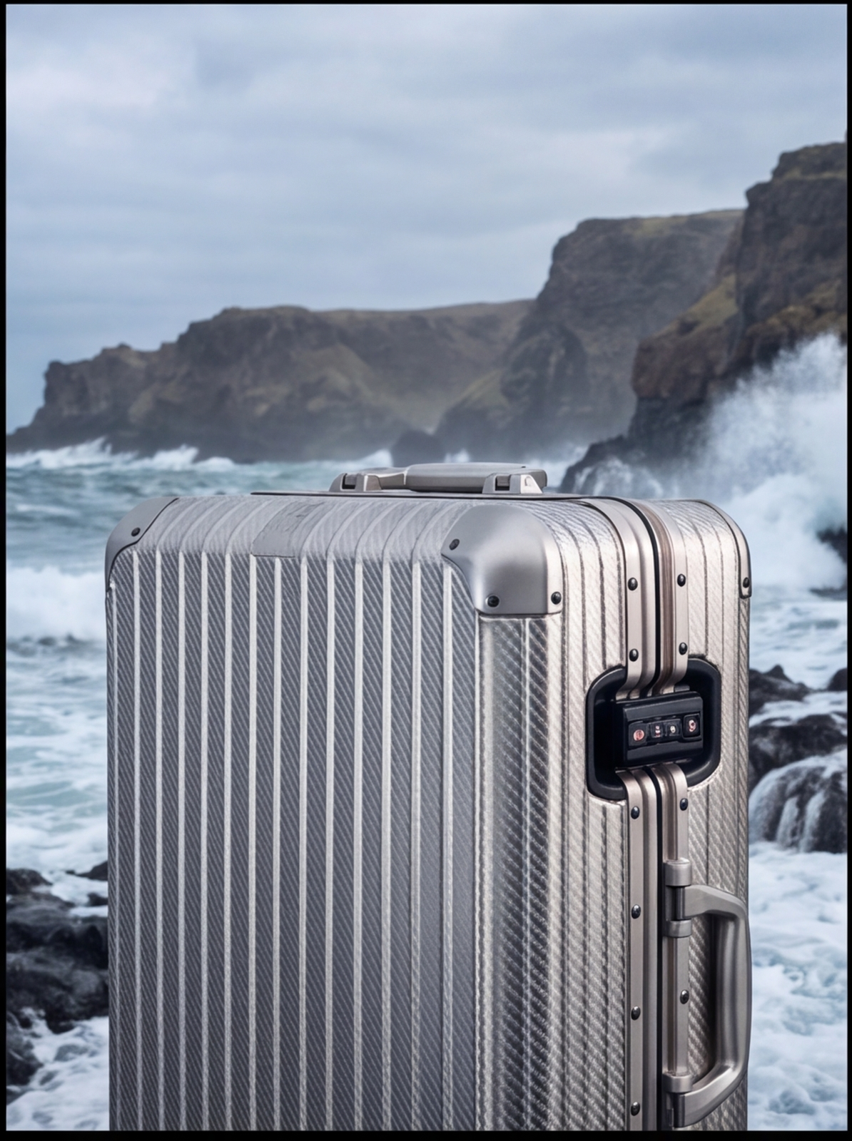 The Atlas Aluminium Luggage — Champagne