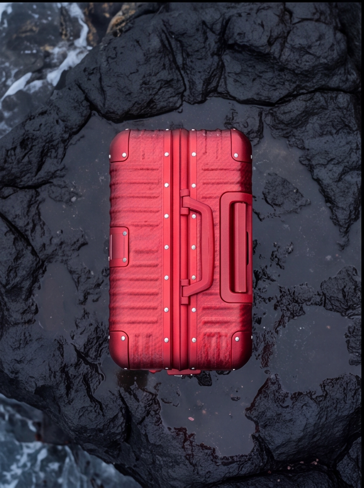 The Atlas Aluminium Luggage — Red Limited Edition