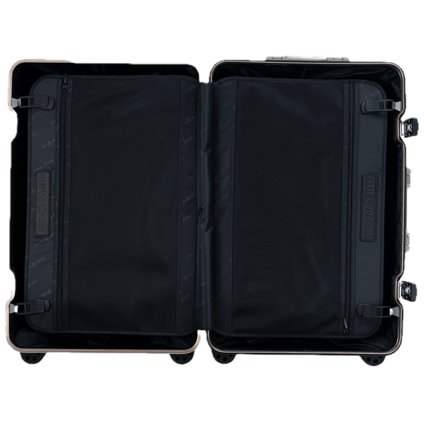 Aluminum Champagne Suitcase
