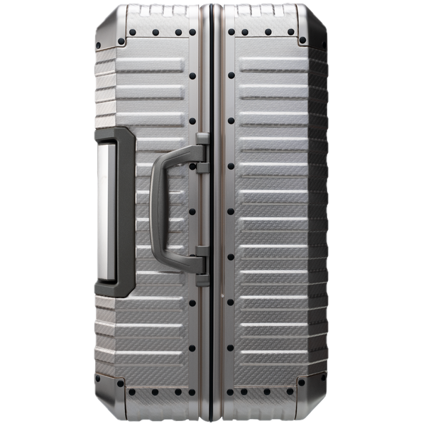 Aluminum Champagne Suitcase