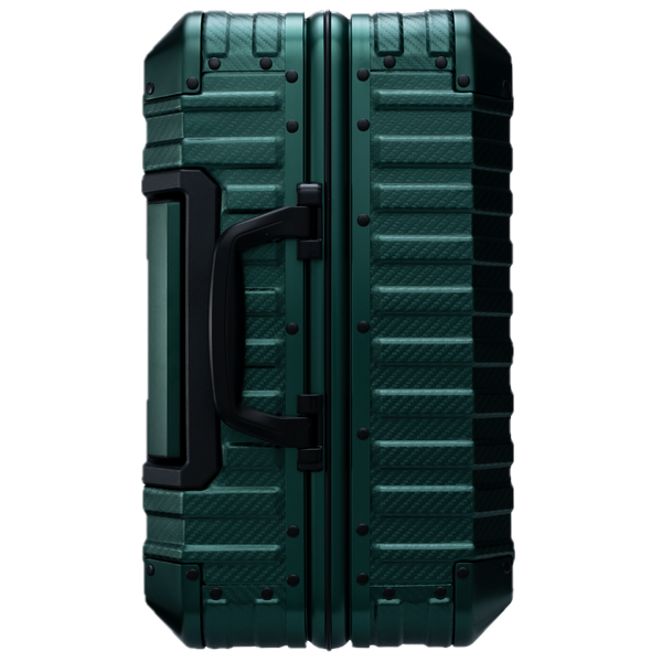 Aluminum   Green Suitcase