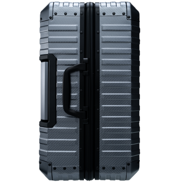 Aluminum Gunmetal Suitcase