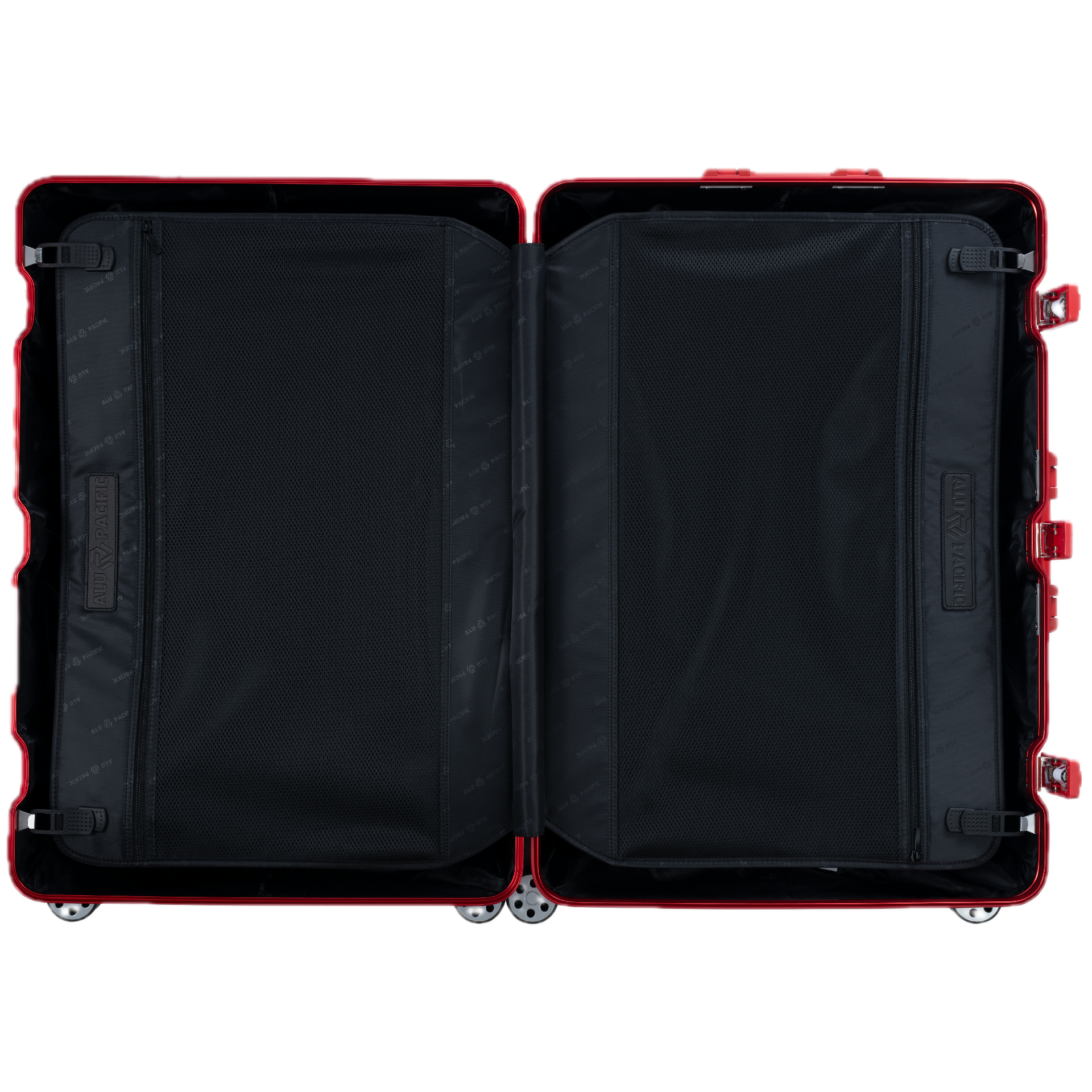 Aluminum Red Suitcase
