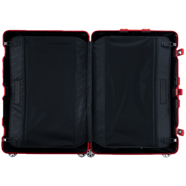 Aluminum Red Suitcase