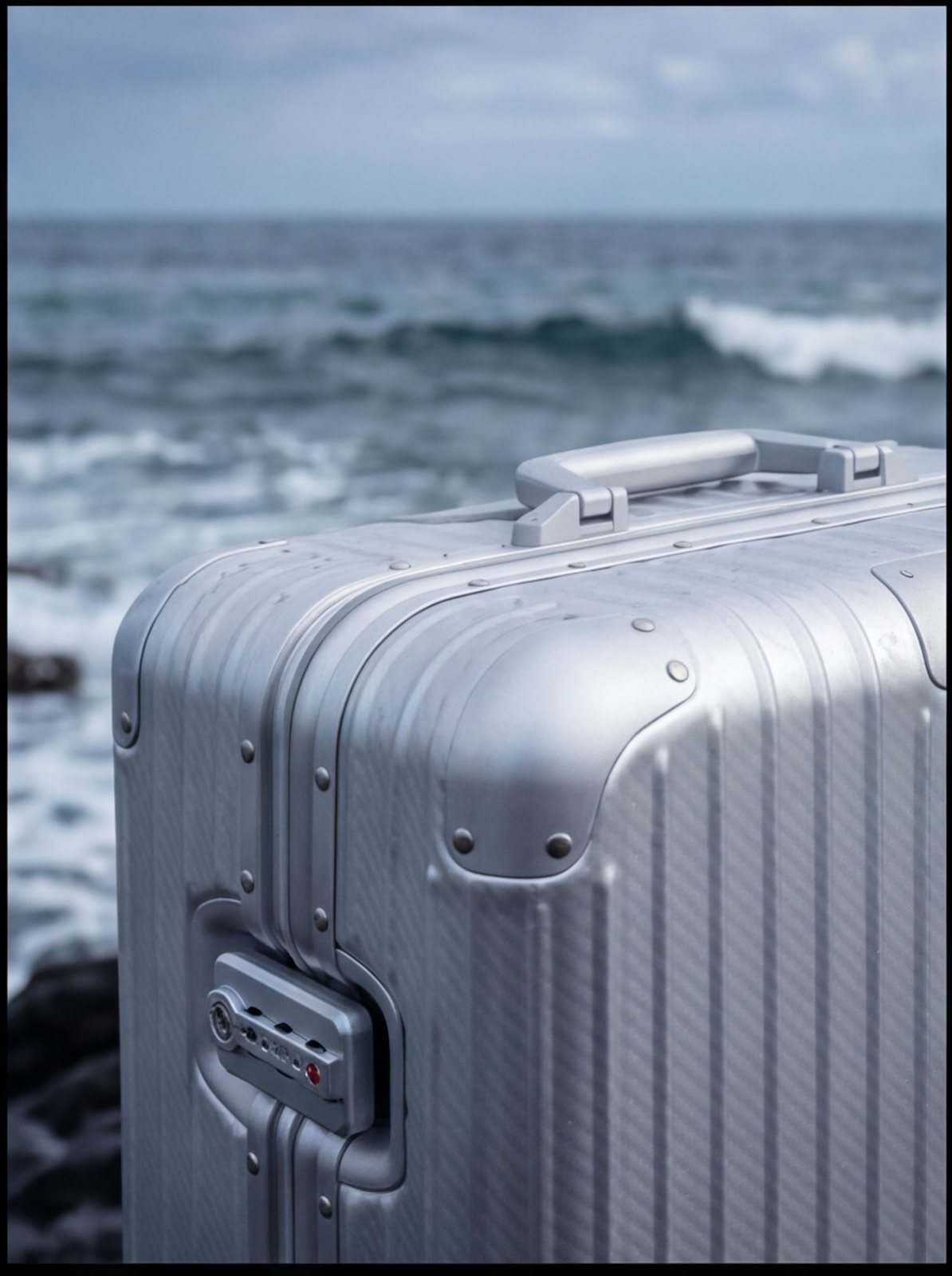 The Atlas Aluminium Luggage — Silver