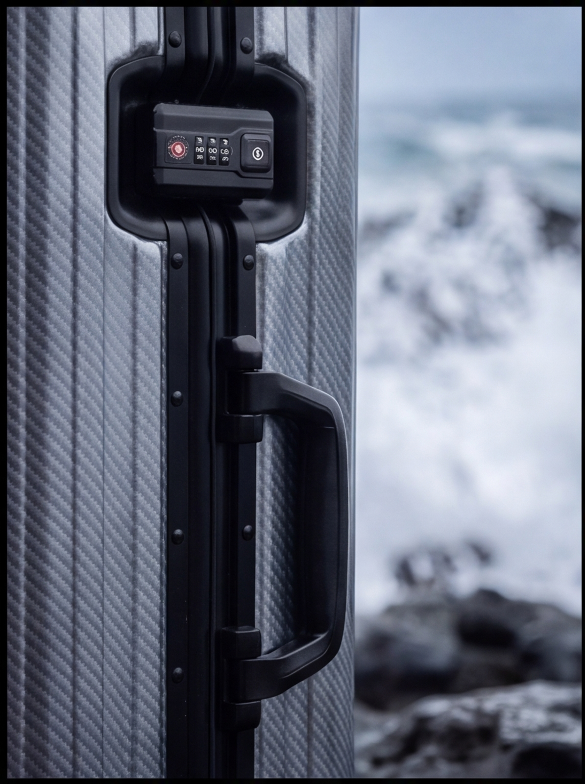 The Atlas Aluminium Luggage — Gunmetal