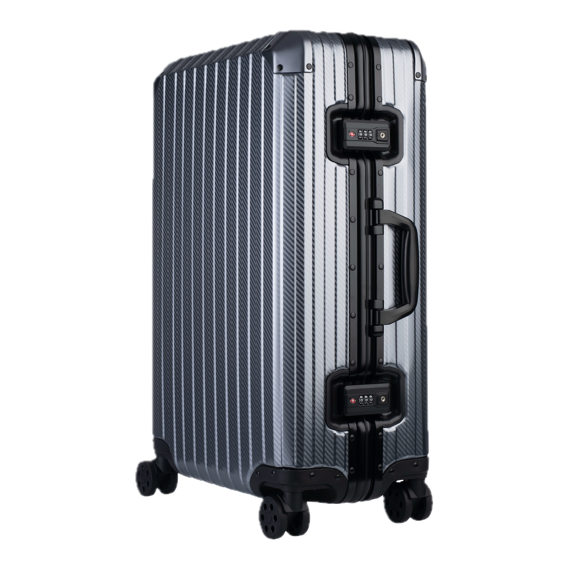 Aluminum Gunmetal Suitcase
