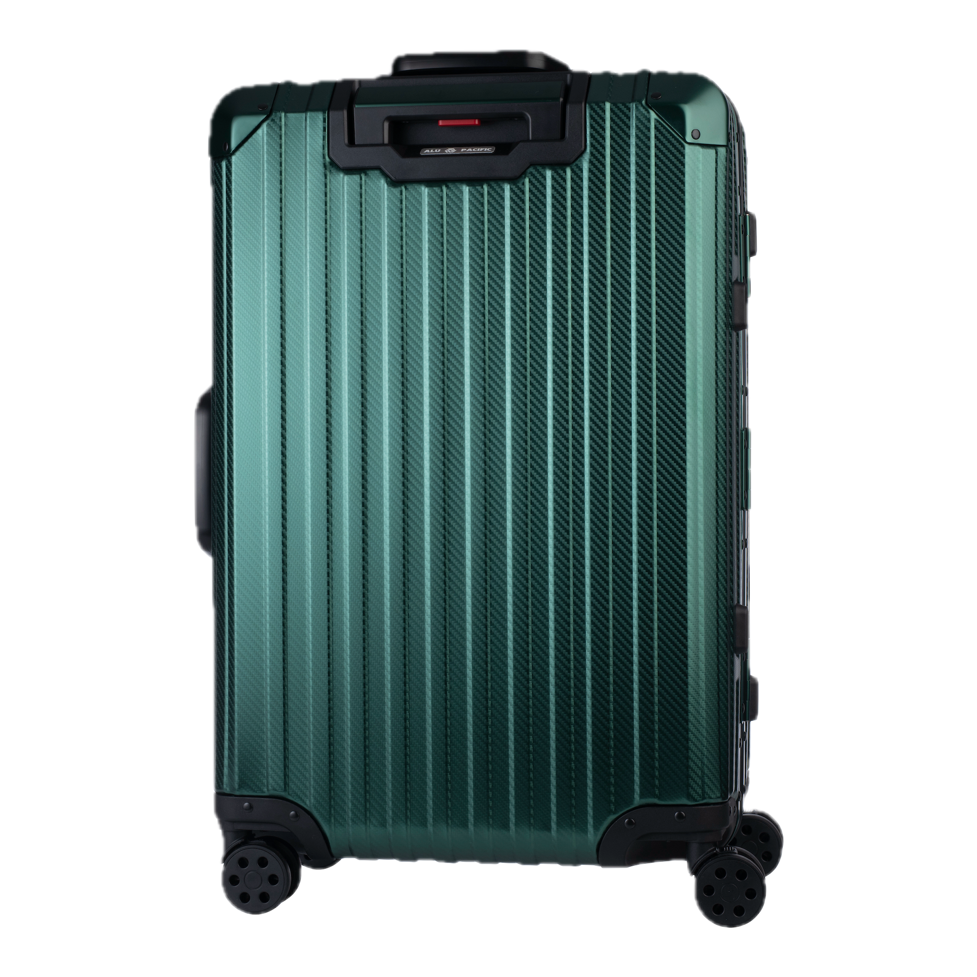 Aluminum   Green Suitcase