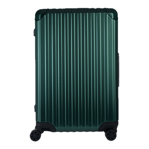 Aluminum   Green Suitcase