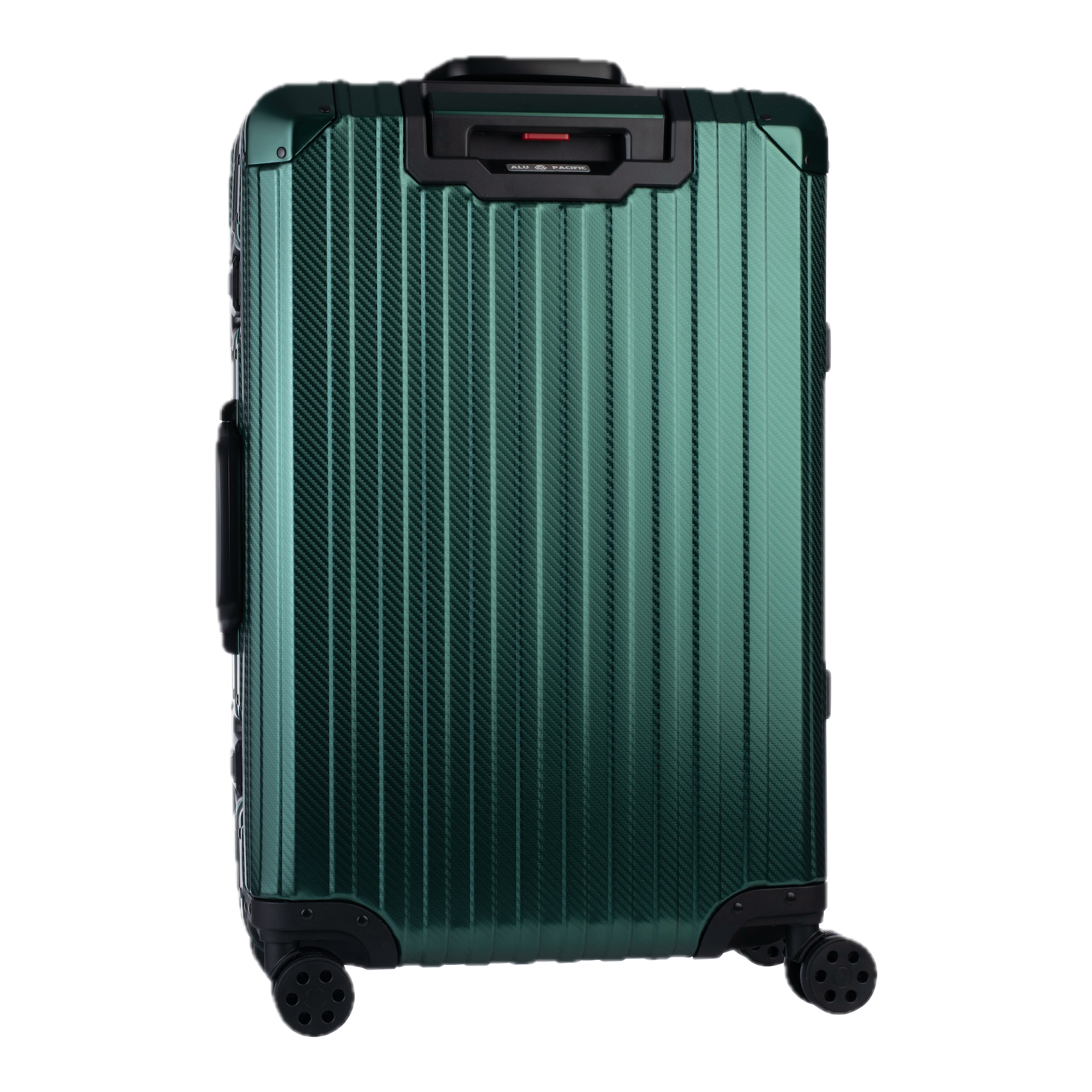 Aluminum   Green Suitcase