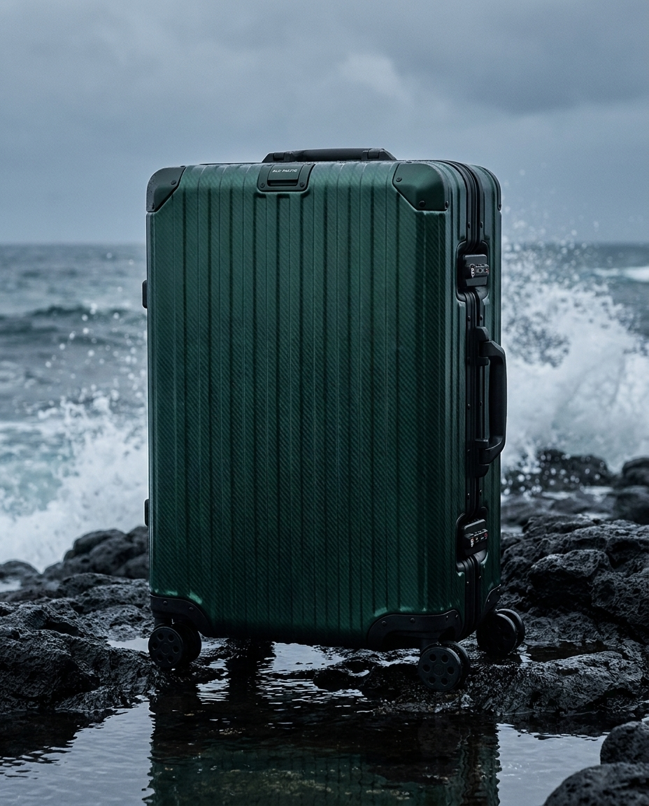 The Atlas Aluminium Luggage — Pacific Green Limited Edition