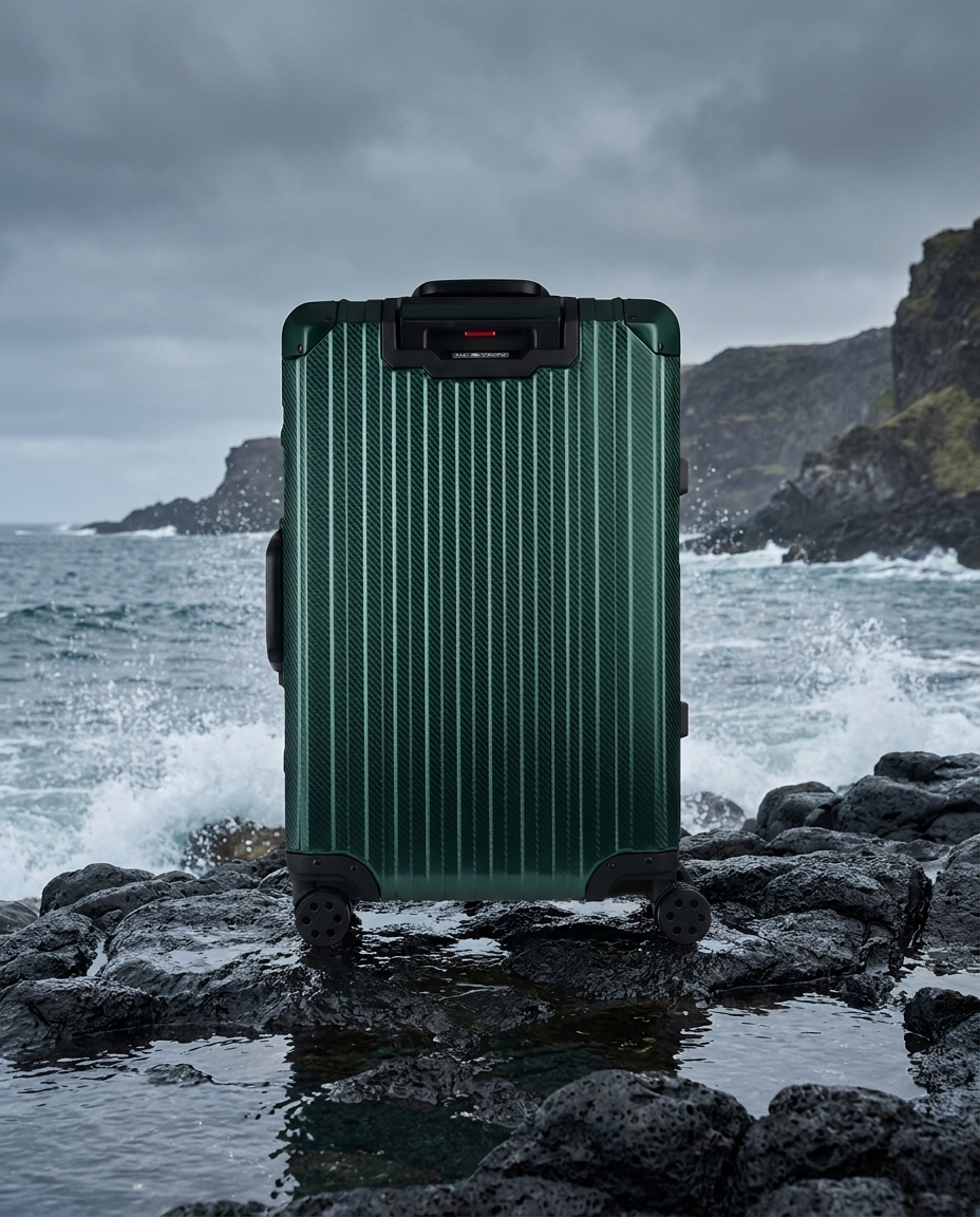 The Atlas Aluminium Luggage — Pacific Green Limited Edition