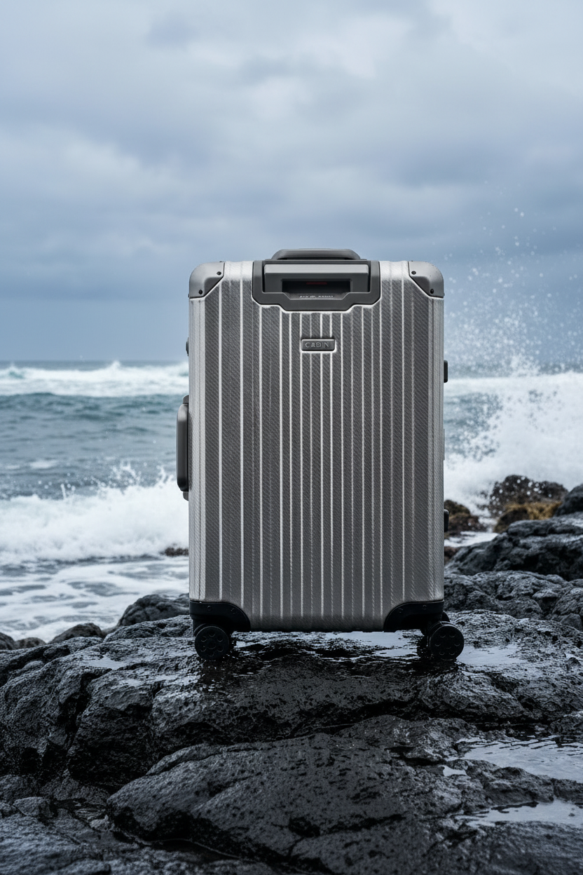 The Atlas Aluminium Luggage — Champagne
