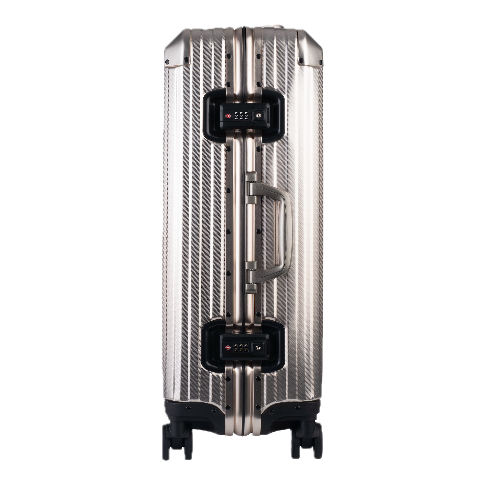 Aluminum Champagne Suitcase