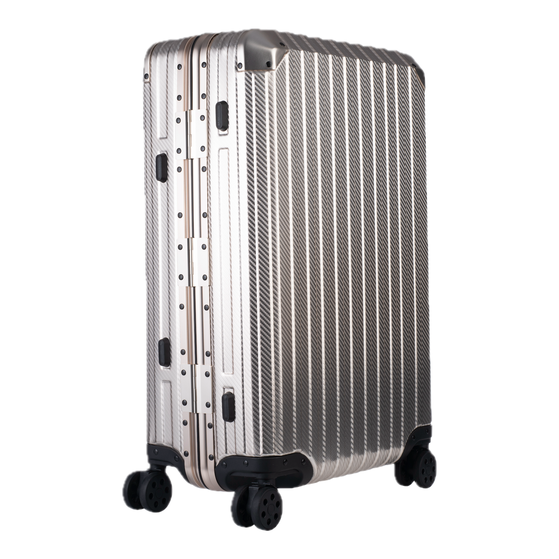 Aluminum Champagne Suitcase