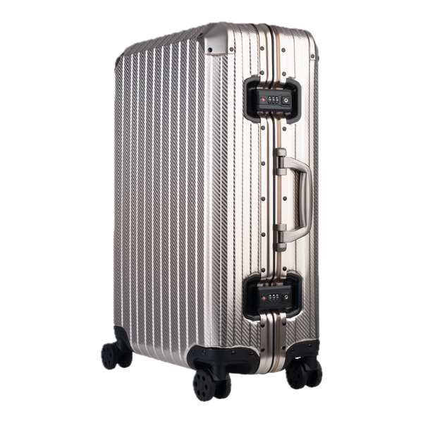 Aluminum Champagne Suitcase