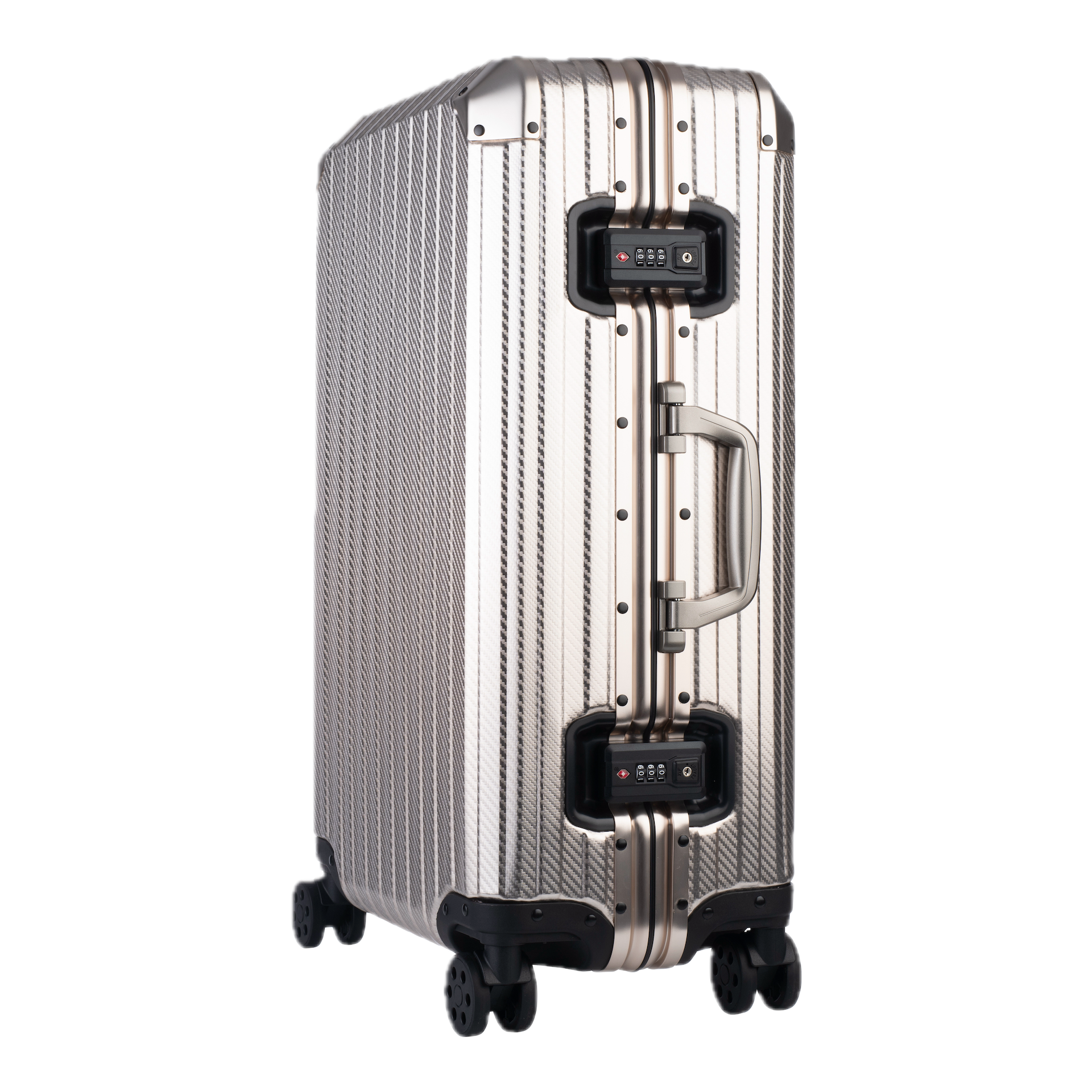 Aluminum Champagne Suitcase