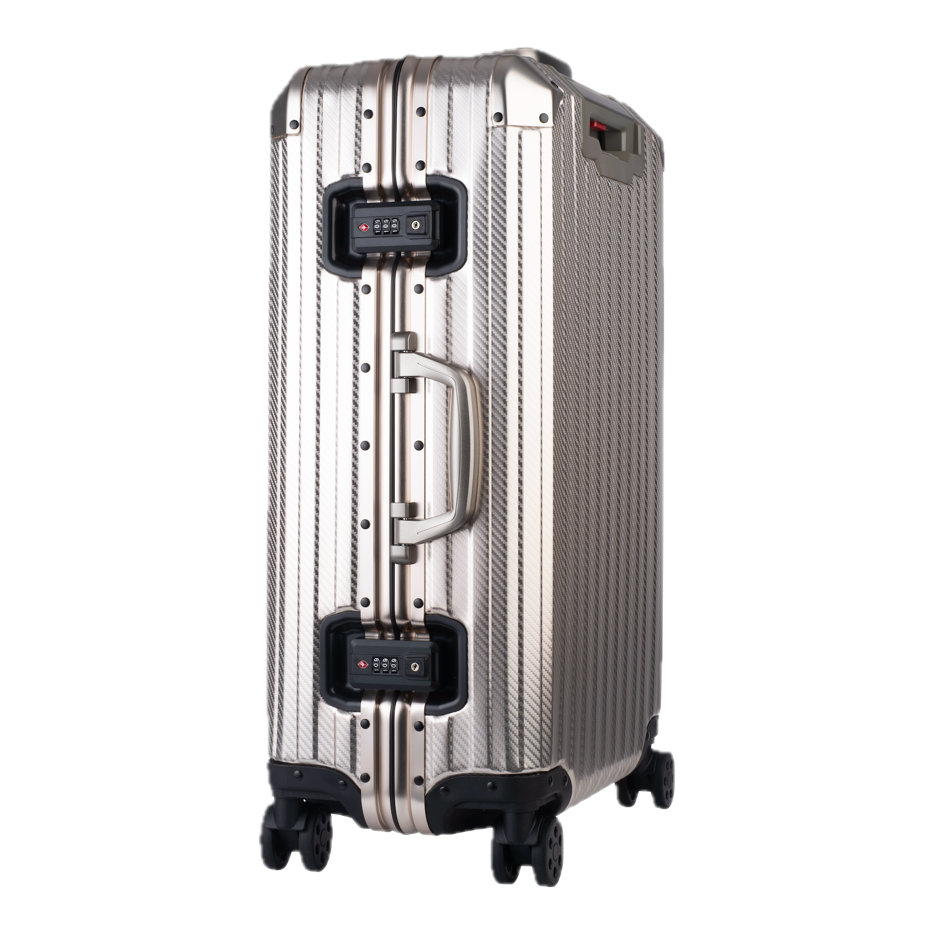 Aluminum Champagne Suitcase