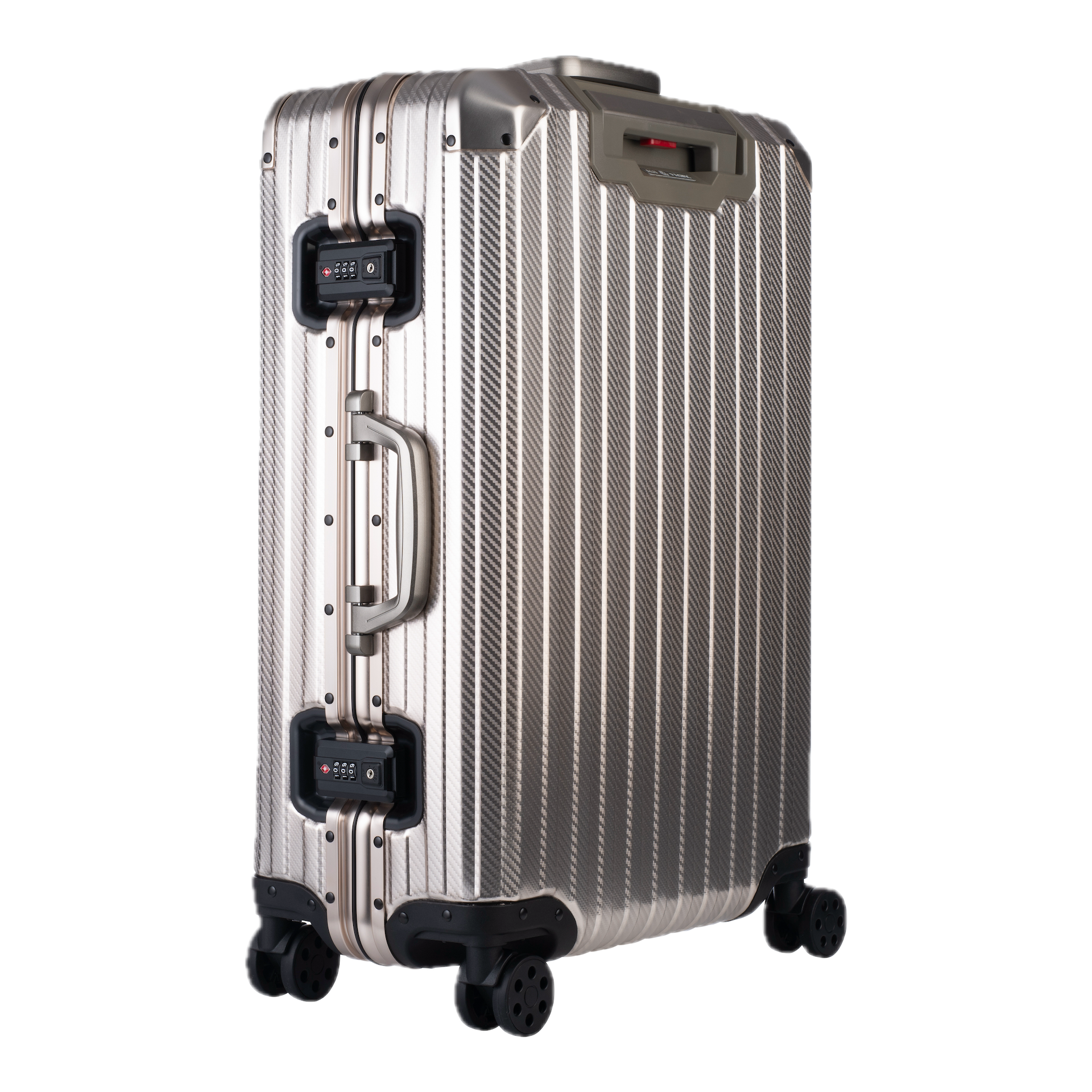 Aluminum Champagne Suitcase