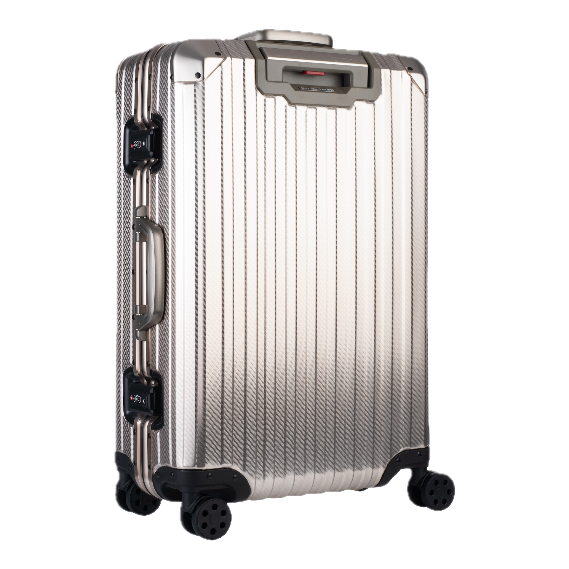 Aluminum Champagne Suitcase