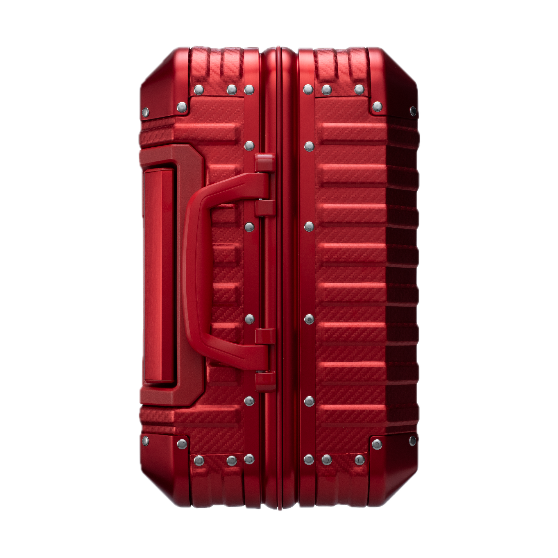 Aluminum Red Suitcase