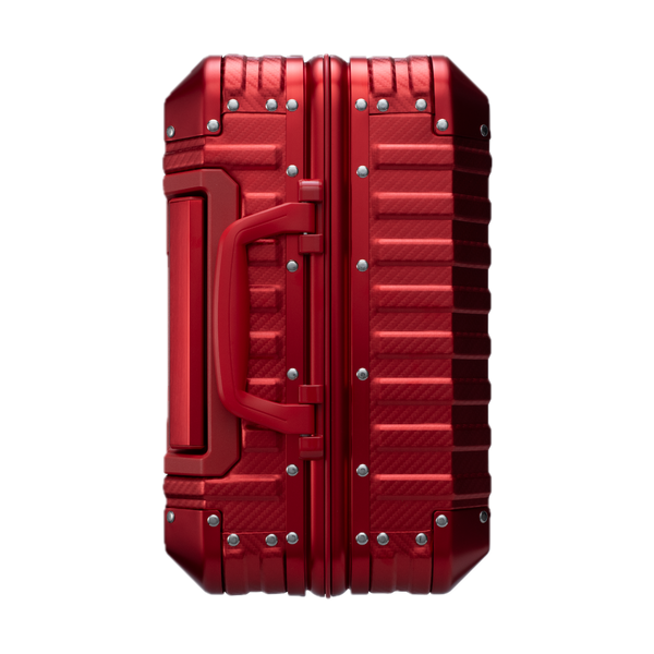 Aluminum Red Suitcase