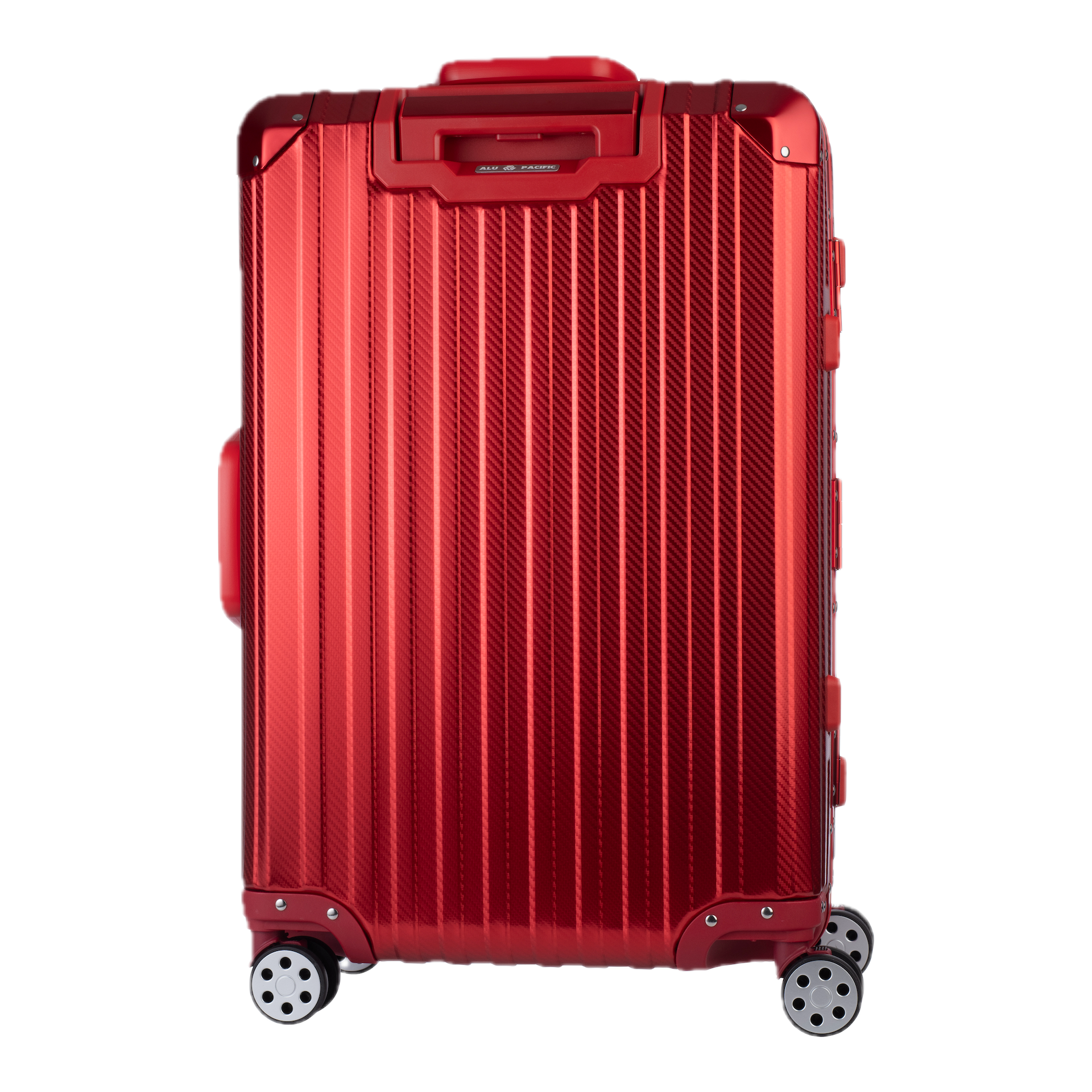 Aluminum Red Suitcase