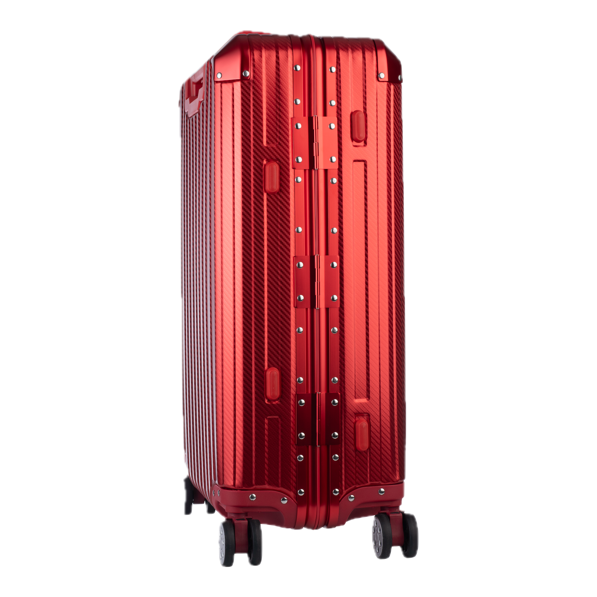 Aluminum Red Suitcase