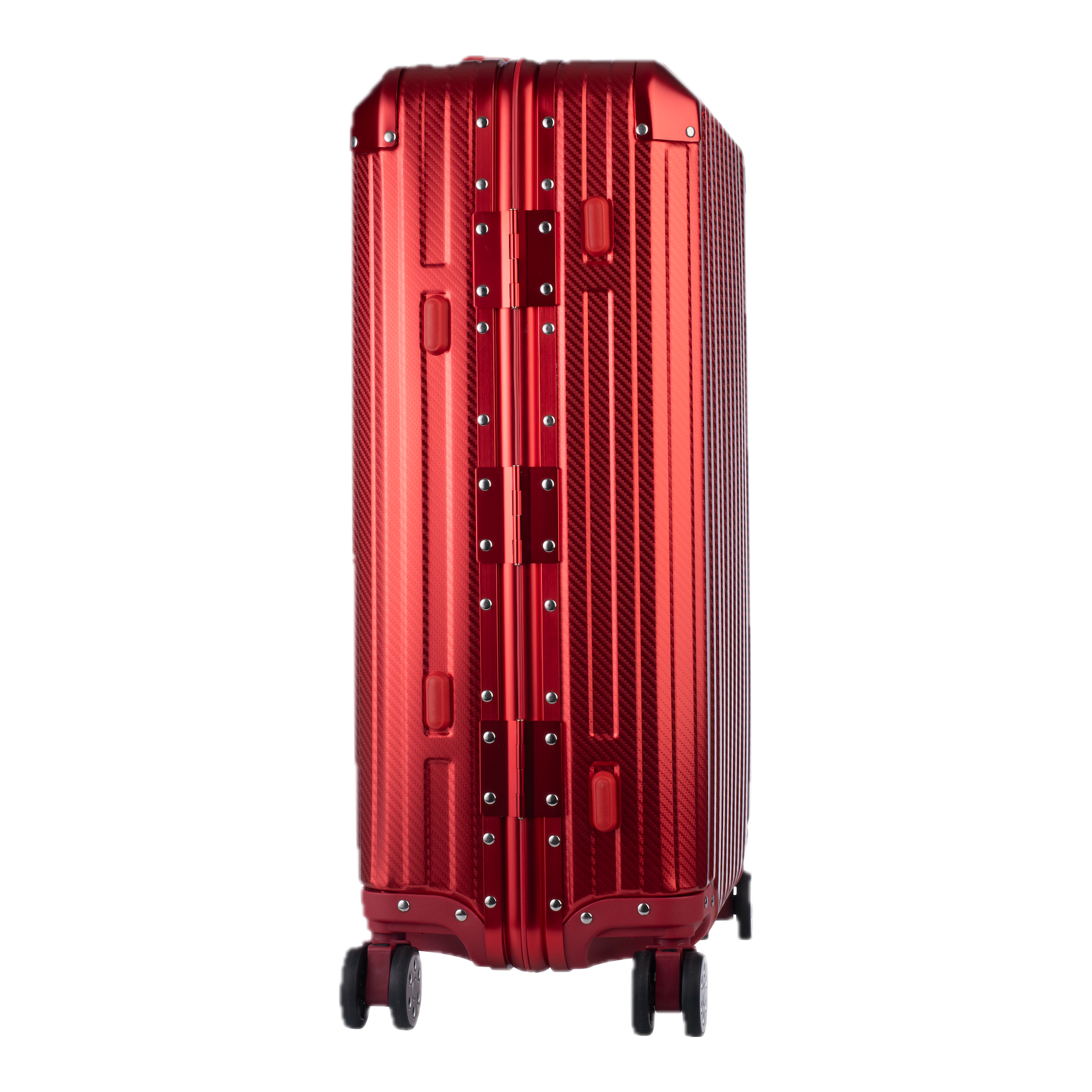 Aluminum Red Suitcase