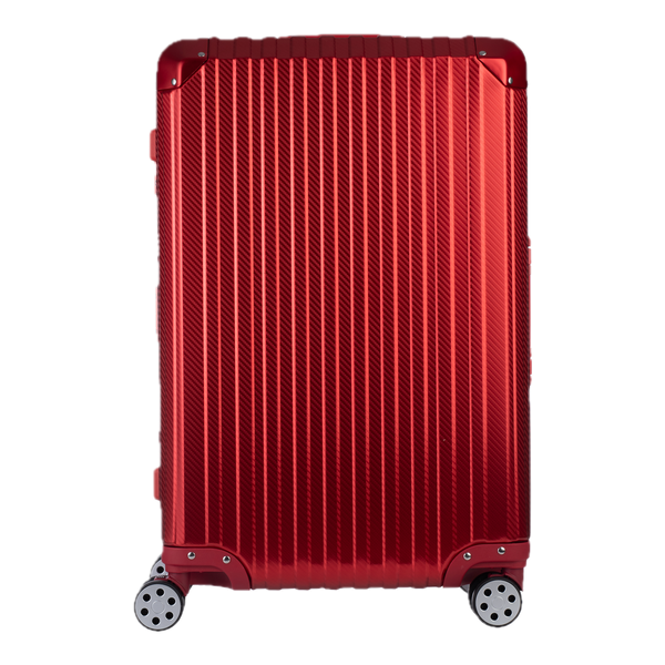 Aluminum Red Suitcase