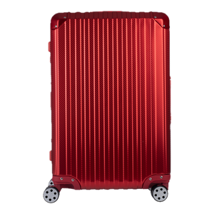 Aluminum Red Suitcase