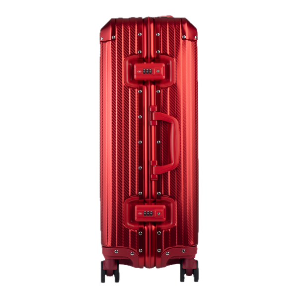 Aluminum Red Suitcase