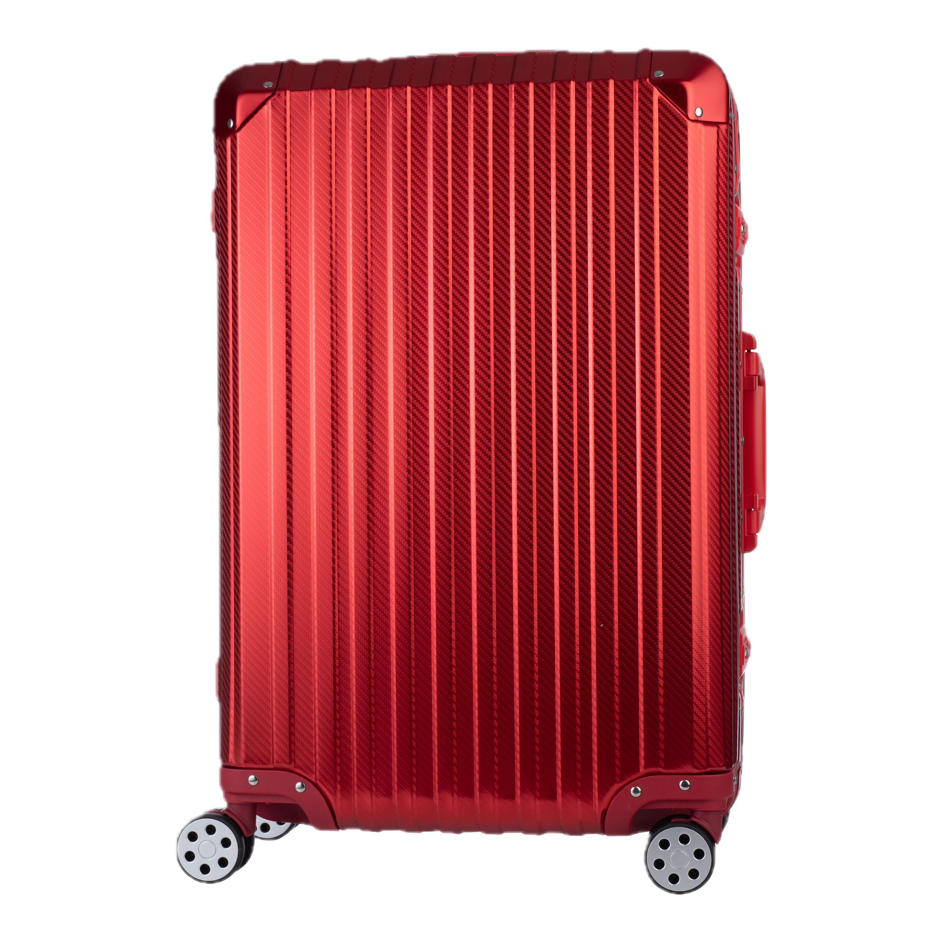 Aluminum Red Suitcase