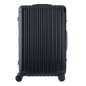 Aluminum   Black Suitcase